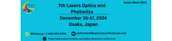 7th Lasers Optics and Photonics Summit