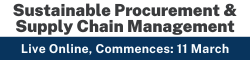 Sustainable Procurement & Supply Chain Management