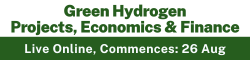 Green Hydrogen Projects, Economics & Finance