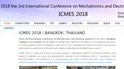 International Conference on Mechatronics and Electrical Systems