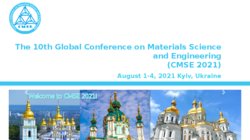 The 13th Global Conference on Materials Science and Engineering (CMSE 2024)