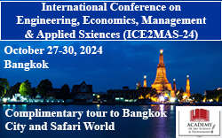 International Conference on Engineering, Economics, Management, and Applied Sciences (ICE2MAS 2024)